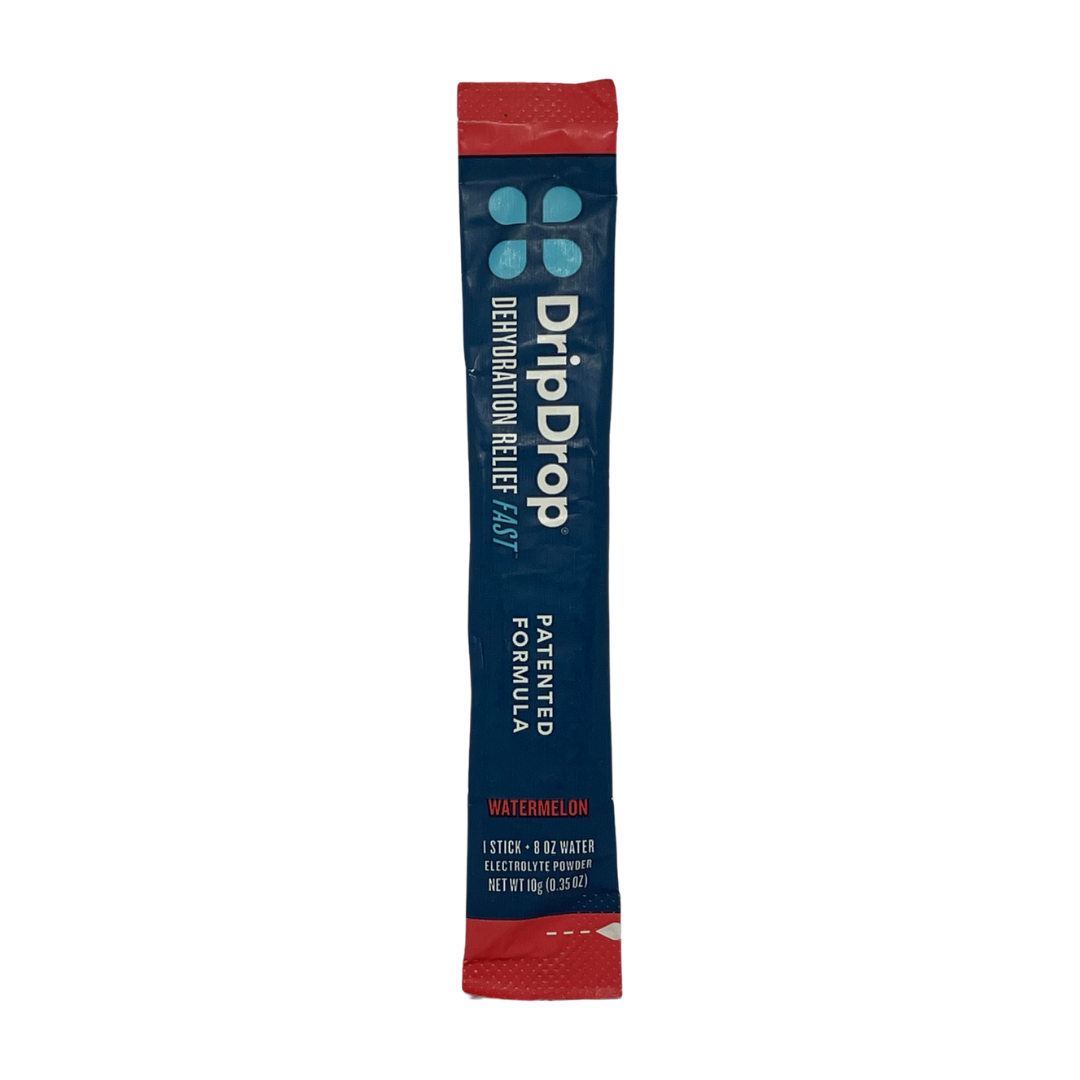 DripDrop Dehydration Relief Fast Electrolyte Powder, 10 g / 0.35 oz (1 Stick)