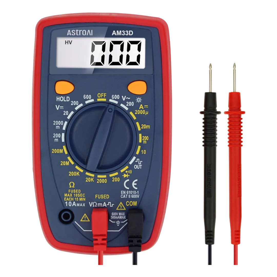 AstroAI Digital Multimeter AM33D, 2000 Counts