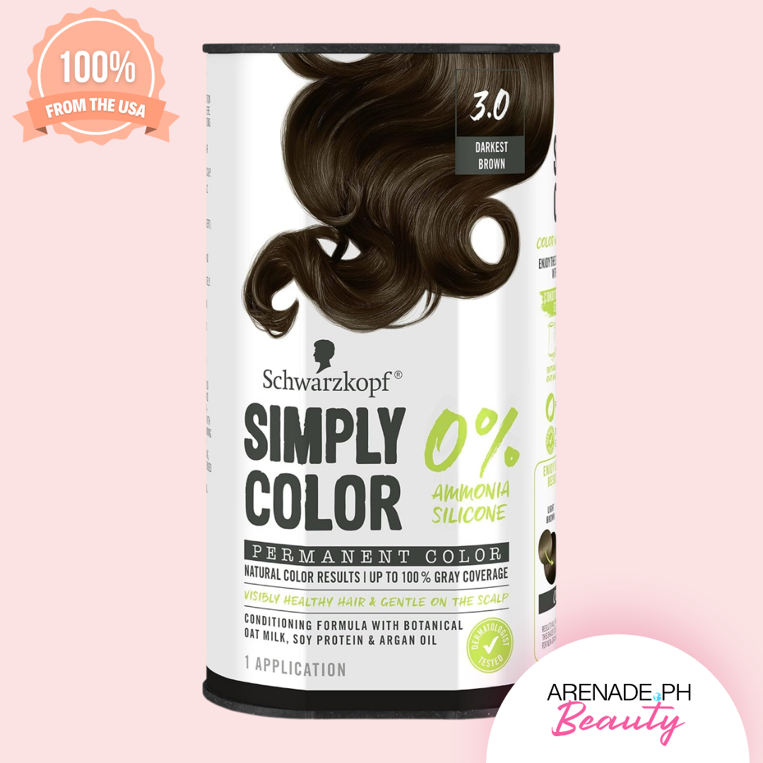 Schwarzkopf Simply Permanent Color with 0% Ammonia Silicone, 1 Application