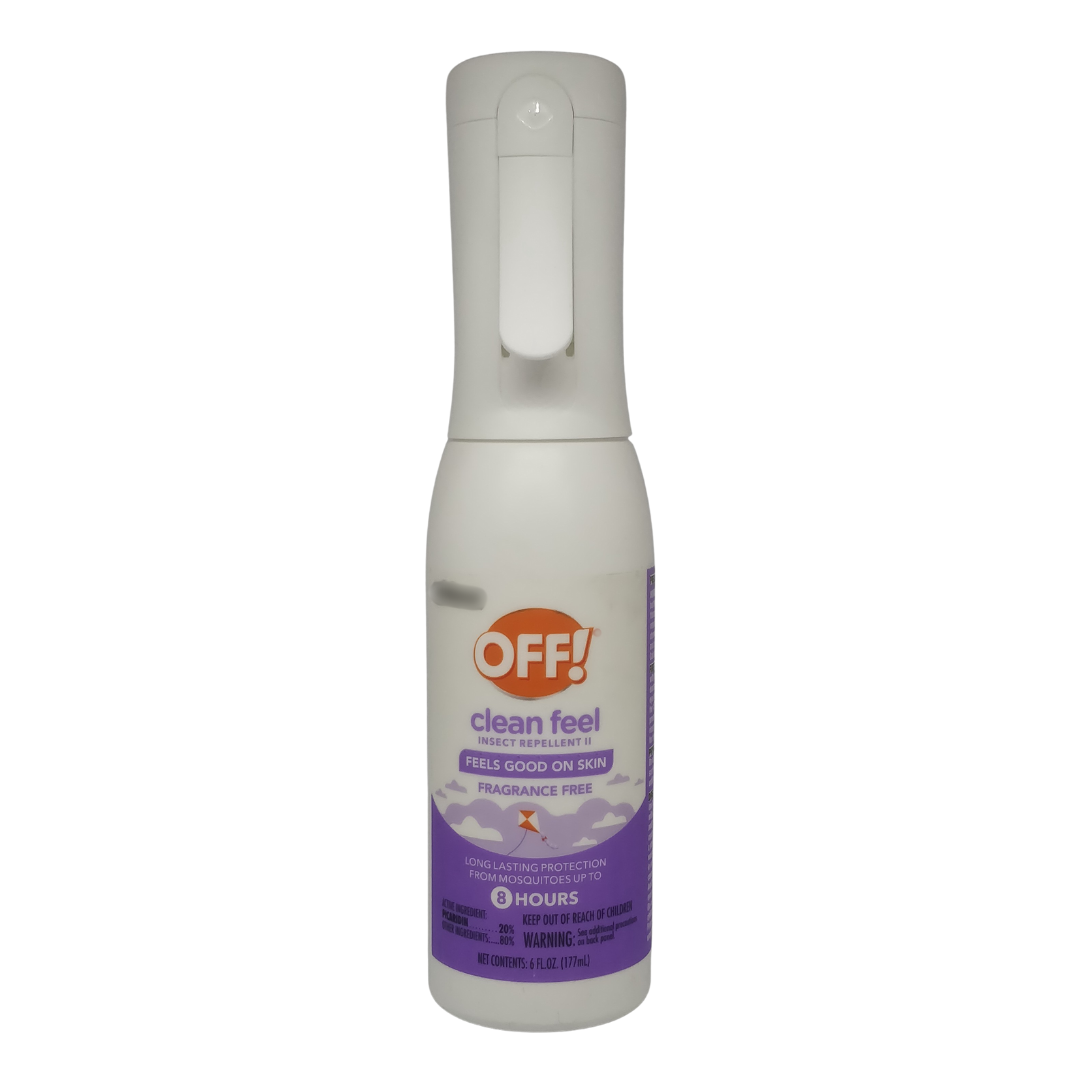 OFF! Clean Feel Insect Repellent ll Spray, 6 oz / 177 ml – arenade.ph