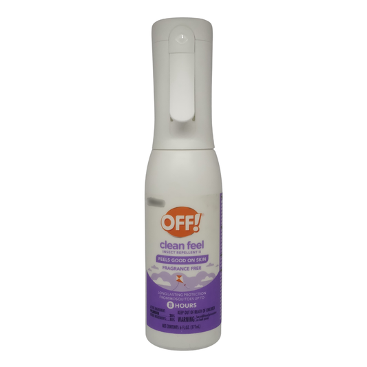 OFF! Clean Feel Insect Repellent ll Spray, 6 oz / 177 ml