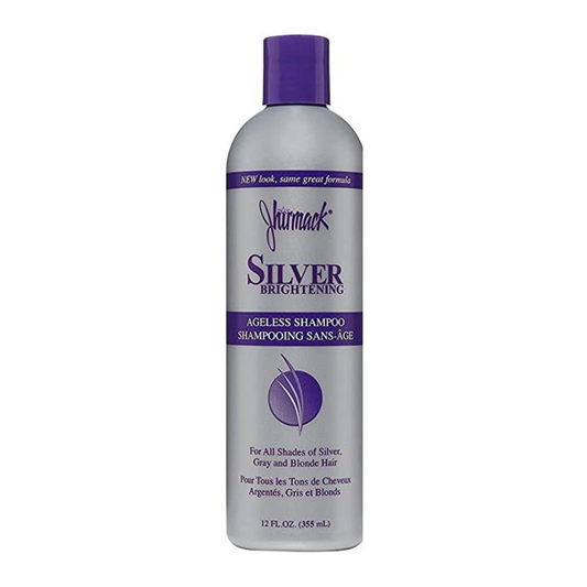 Jhirmack Silver Brightening Ageless Shampoo For All Shades Of Silver, Gray & Blonde 12 Oz (355ml)