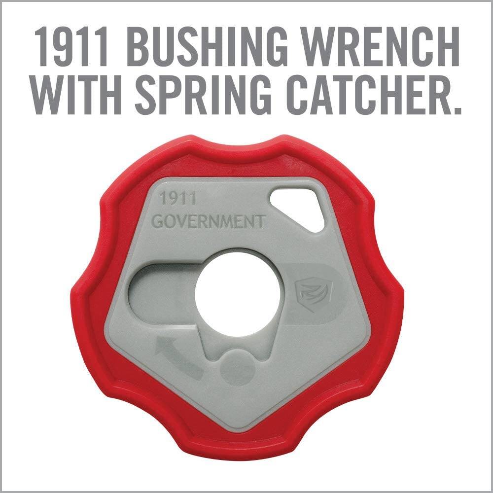 Real Avid 1911 Smart Wrench Barrel Bushing Wrench, Government & Oficer, Rubberized Non-Slip Outer Ring