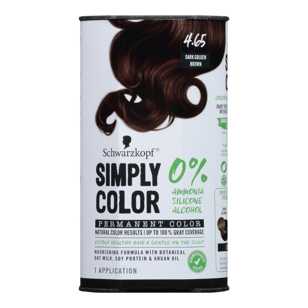 Schwarzkopf Simply Permanent Color with 0% Ammonia Silicone (1 Application)