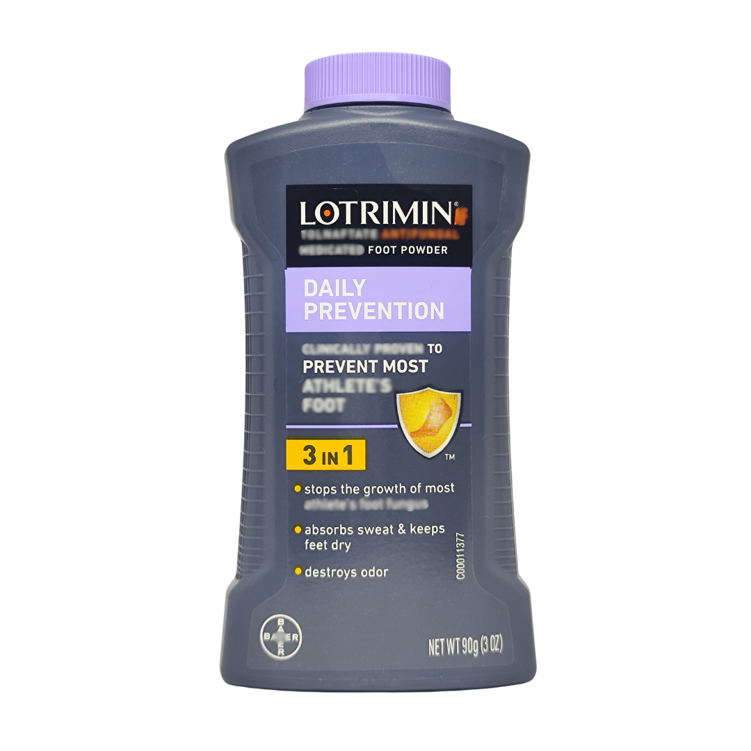 Lotrimin Daily Prevention 3 in 1 Powder, 90 g / 3 oz.