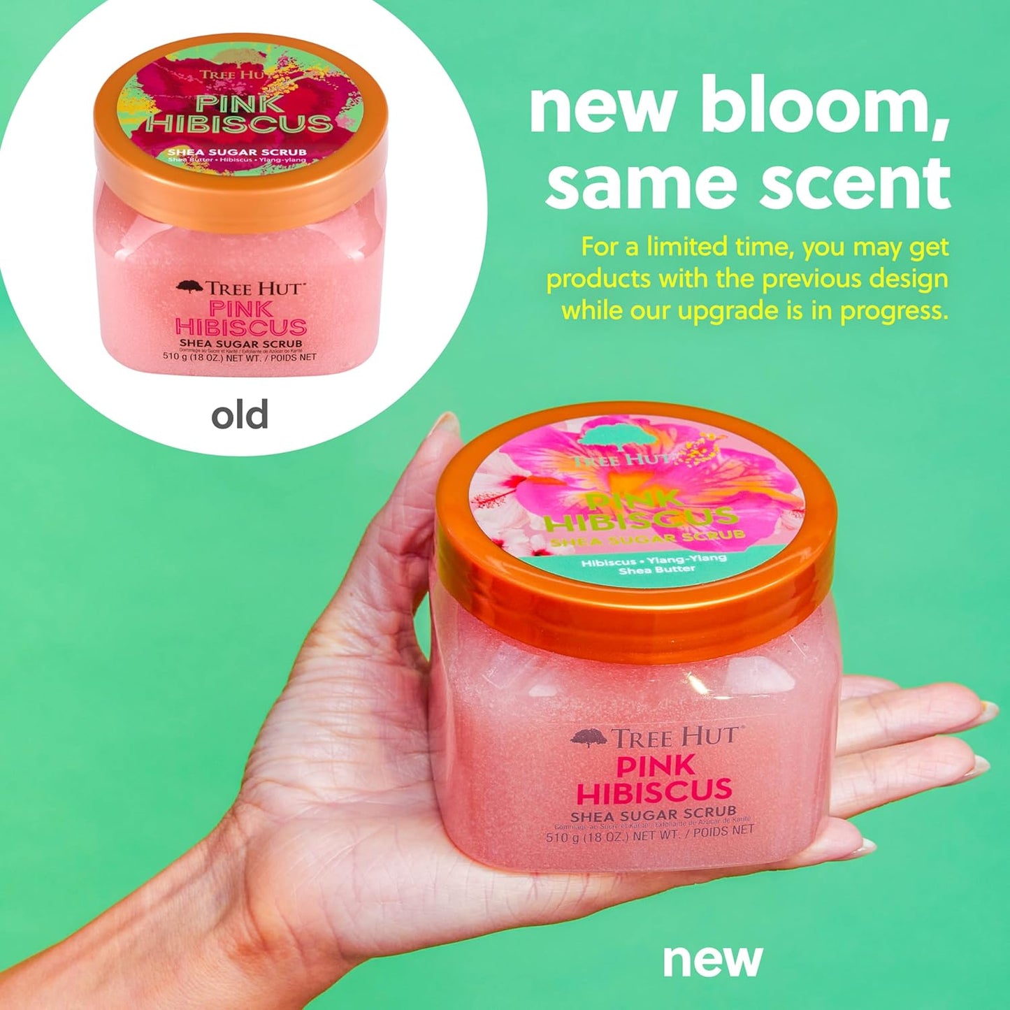 Tree Hut Pink Hibiscus Shea Sugar Scrub 510g / 18oz