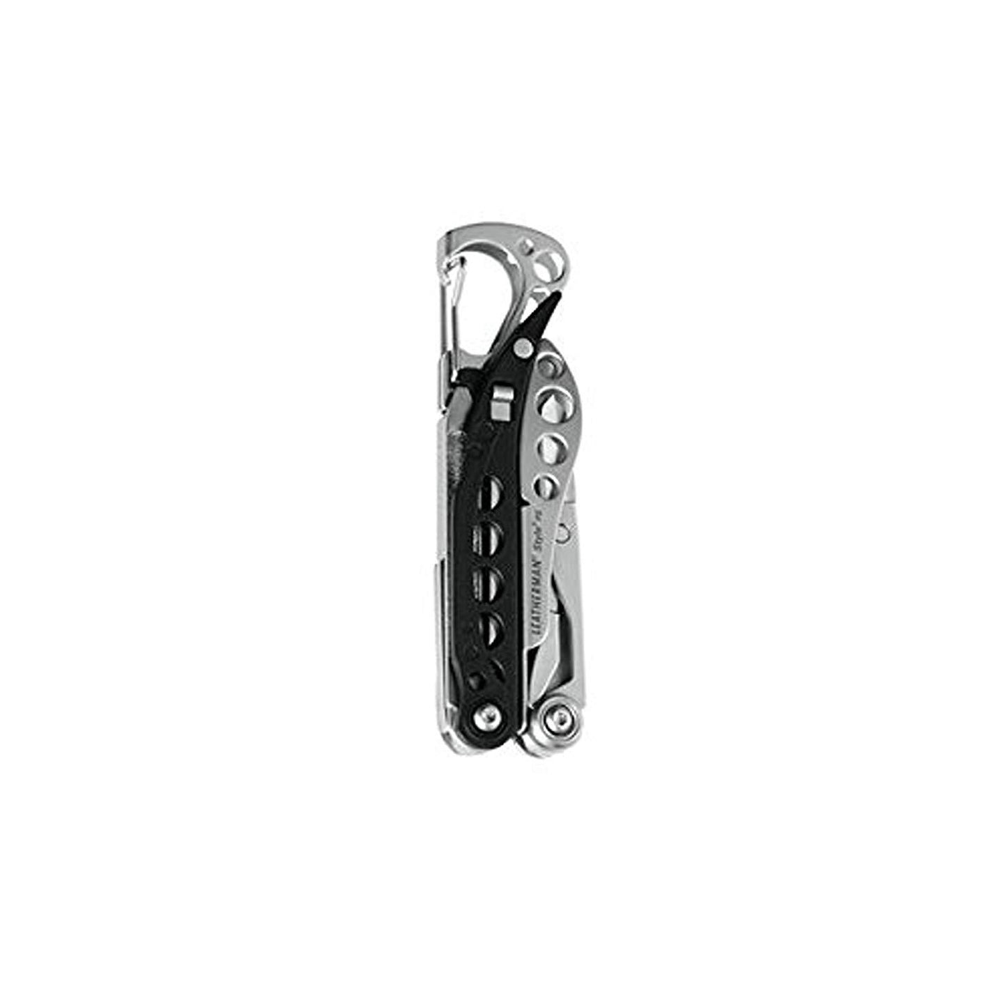 LEATHERMAN - Style PS Keychain Multitool with Spring-Action Scissors and Grooming Tools, Black (831488)