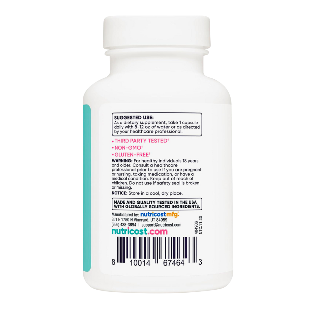Nutricost Women Biotin With Folate & Marine Collagen 10,000 mcg Supplement 120 Capsules
