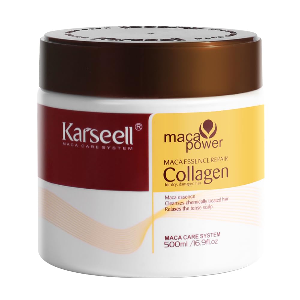 Karseell Maca Essence Repair Hair Treatment Mask, 500 ml / 16.9 fl. oz.