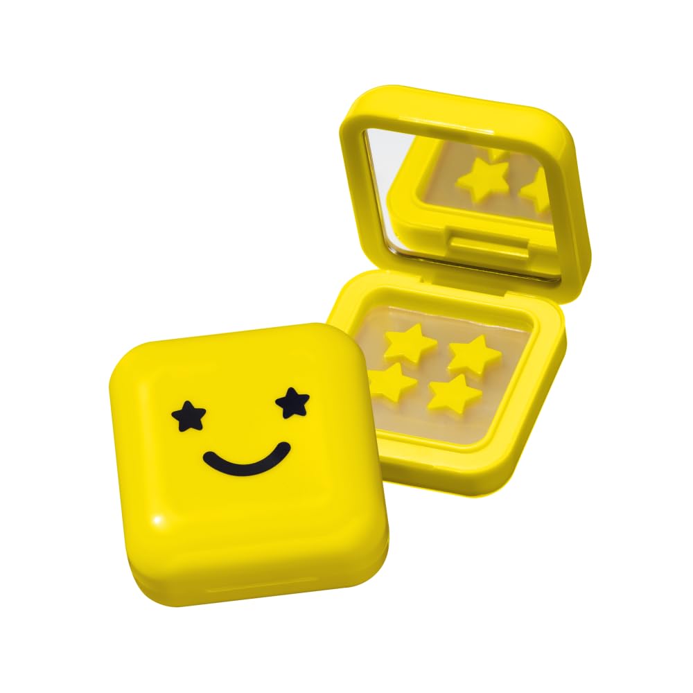 Hydro-star Pimple Patches with Refillable Big Yellow Compact, 32 Star Patches