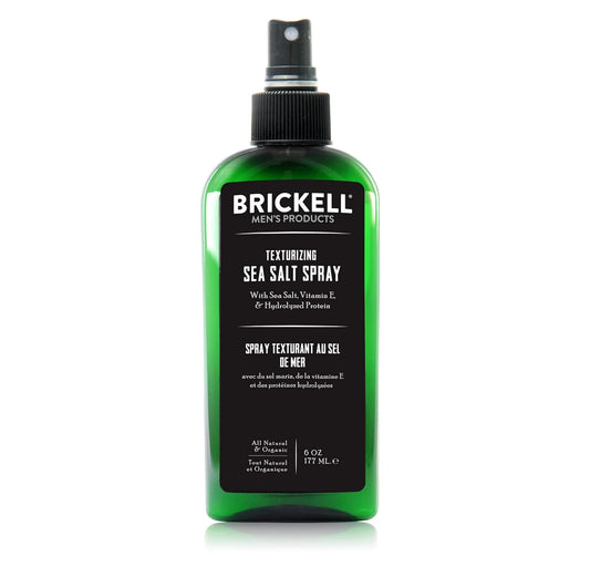 Brickell Men's Texturizing Sea Salt Spray Natural & Organic, 177 ml / 6 oz