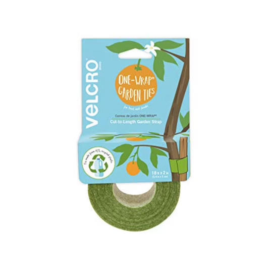 Velcro Brand One-Wrap Garden Ties Cut-to-Length Tape, 18 ft x 2 inch