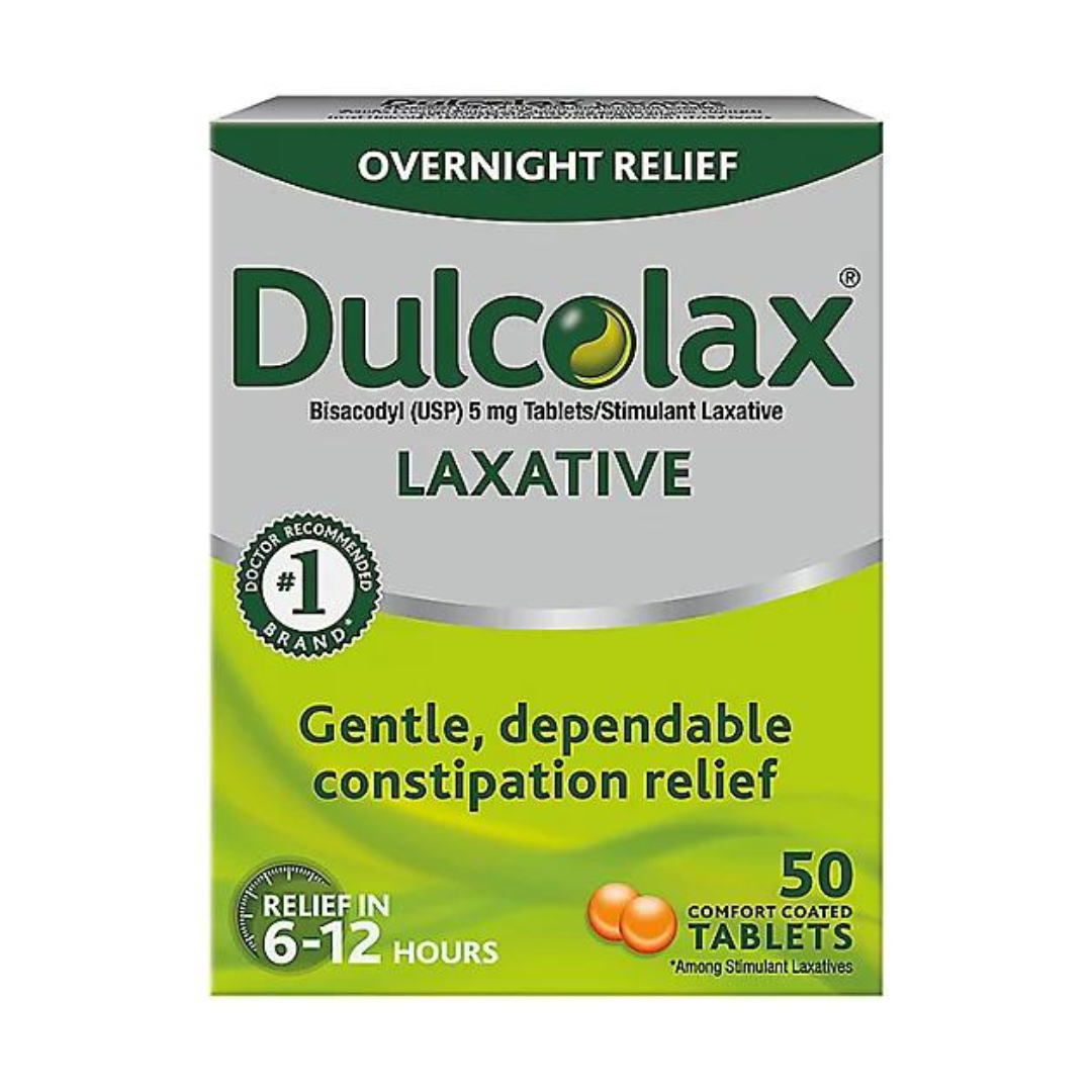 Dulcolax Laxative (5mg) | 6-12HR Constipation Relief (25 Comfort Coated Tablets)