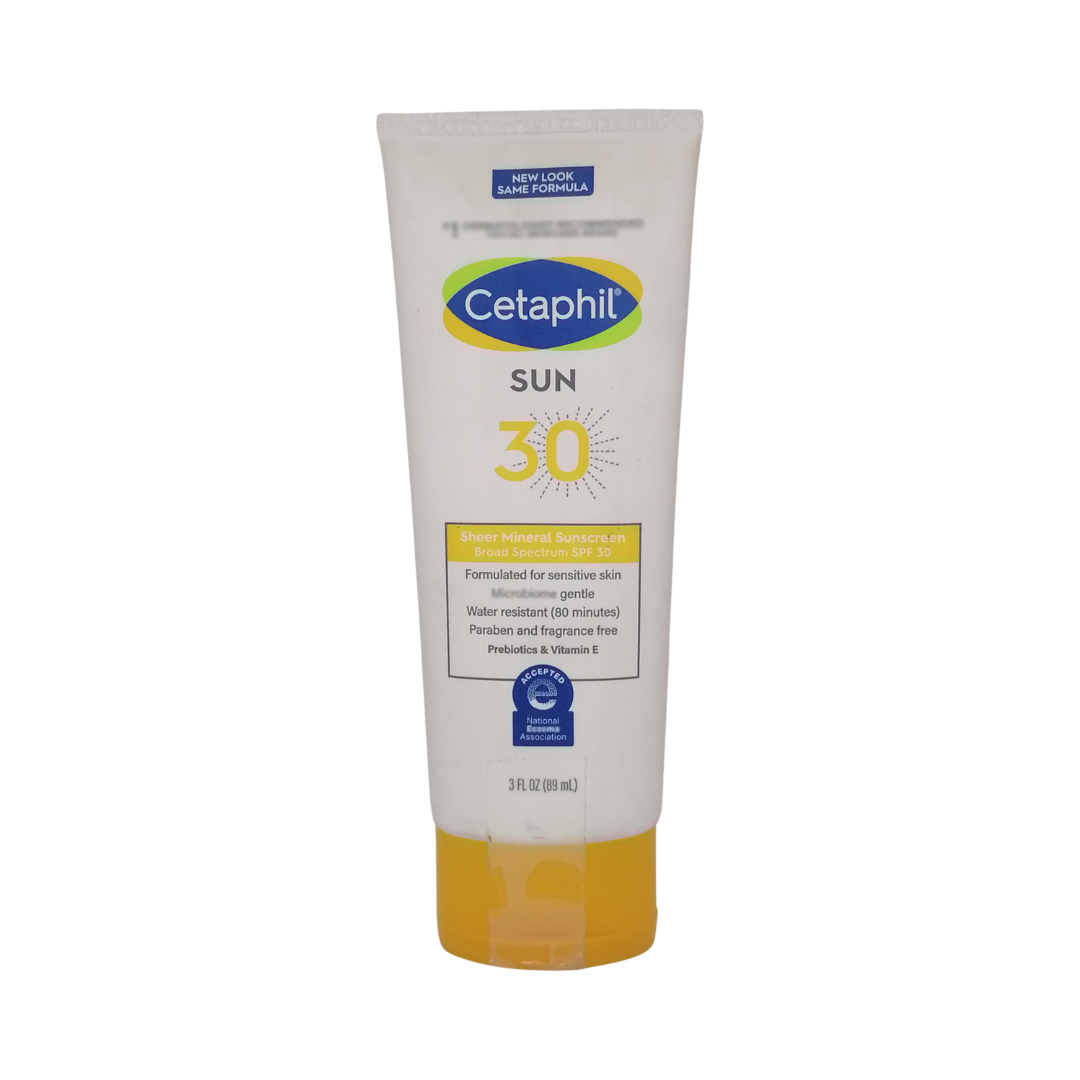 Cetaphil Sheer Mineral Sunscreen SPF 30, 3 oz / 89 ml