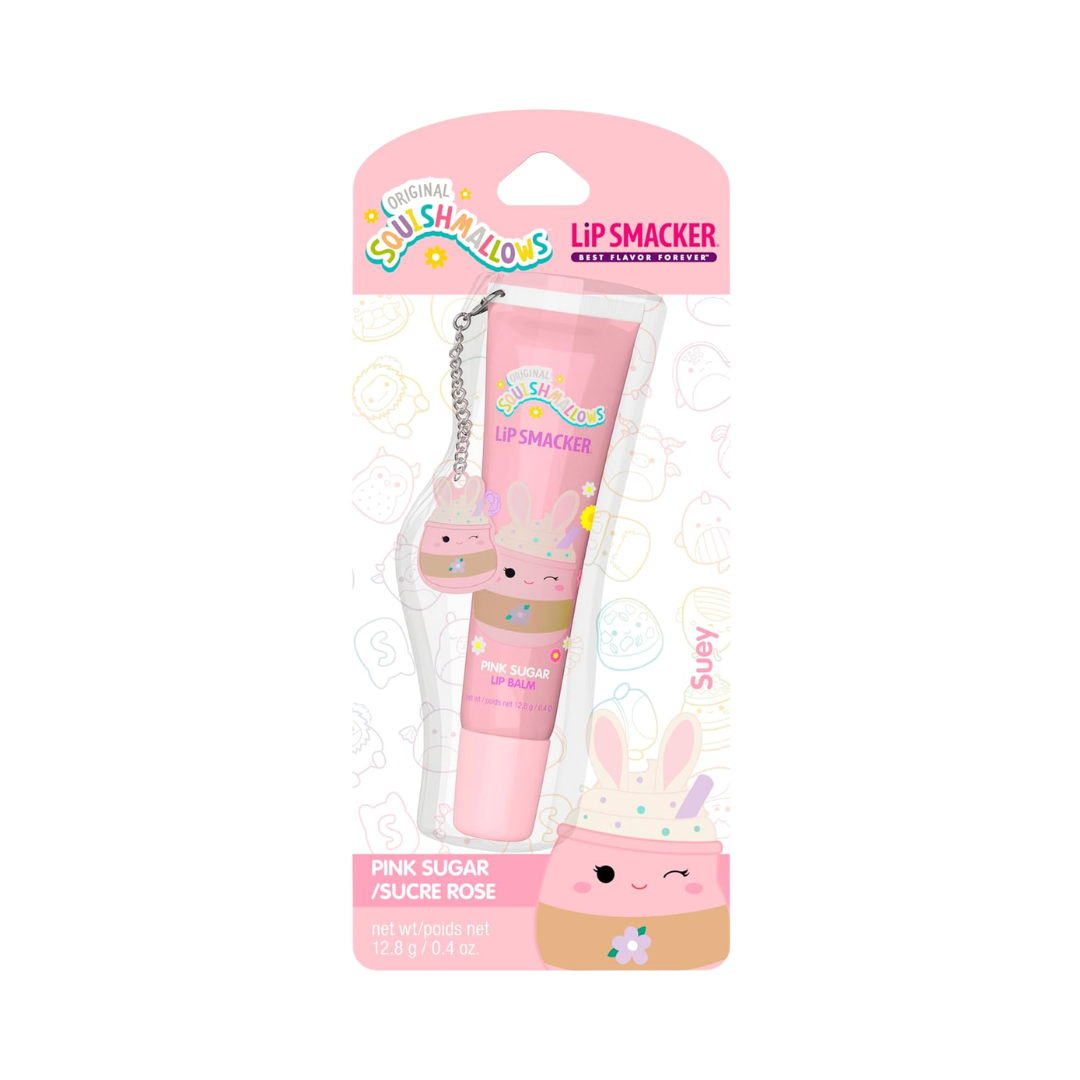 Lip Smacker Original Squishmallows Suey Pink Sugar Lip Balm, 7.4 g / 0.26 oz