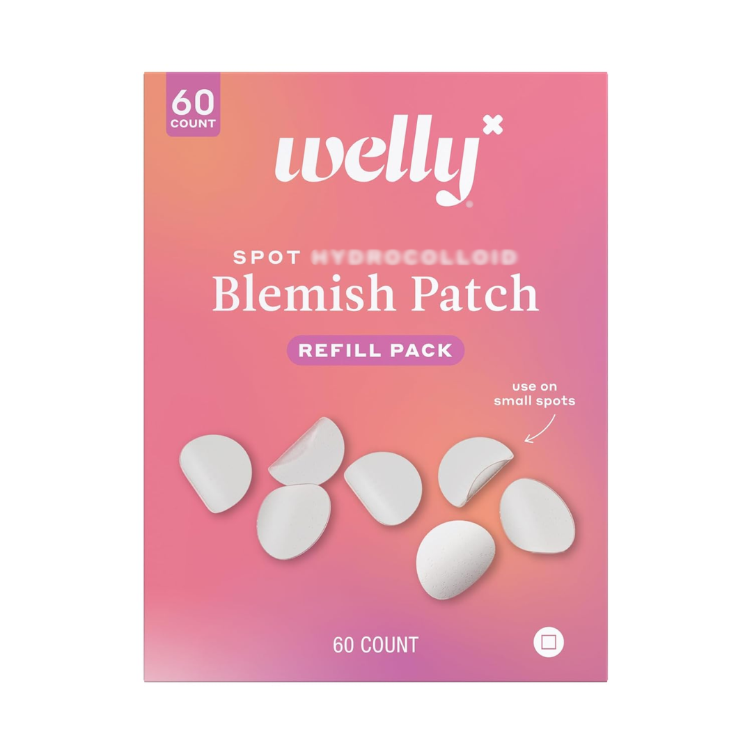 Welly Spot Hydrocolloid Blemish Patch WLY1109, 60 Count