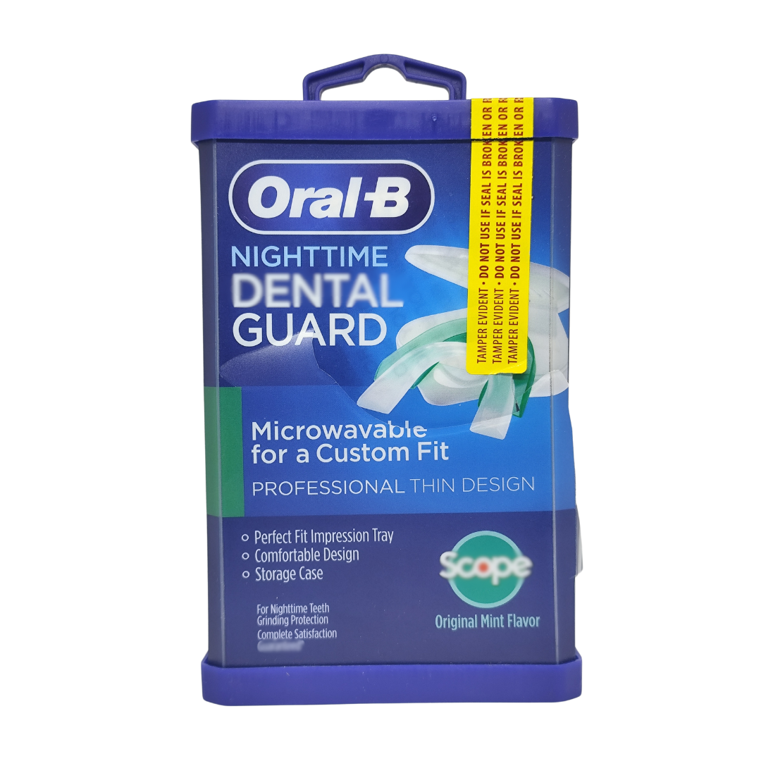 Oral-B Nighttime Guard Original Mint Flavor, 1 Count (Damaged Packaging)