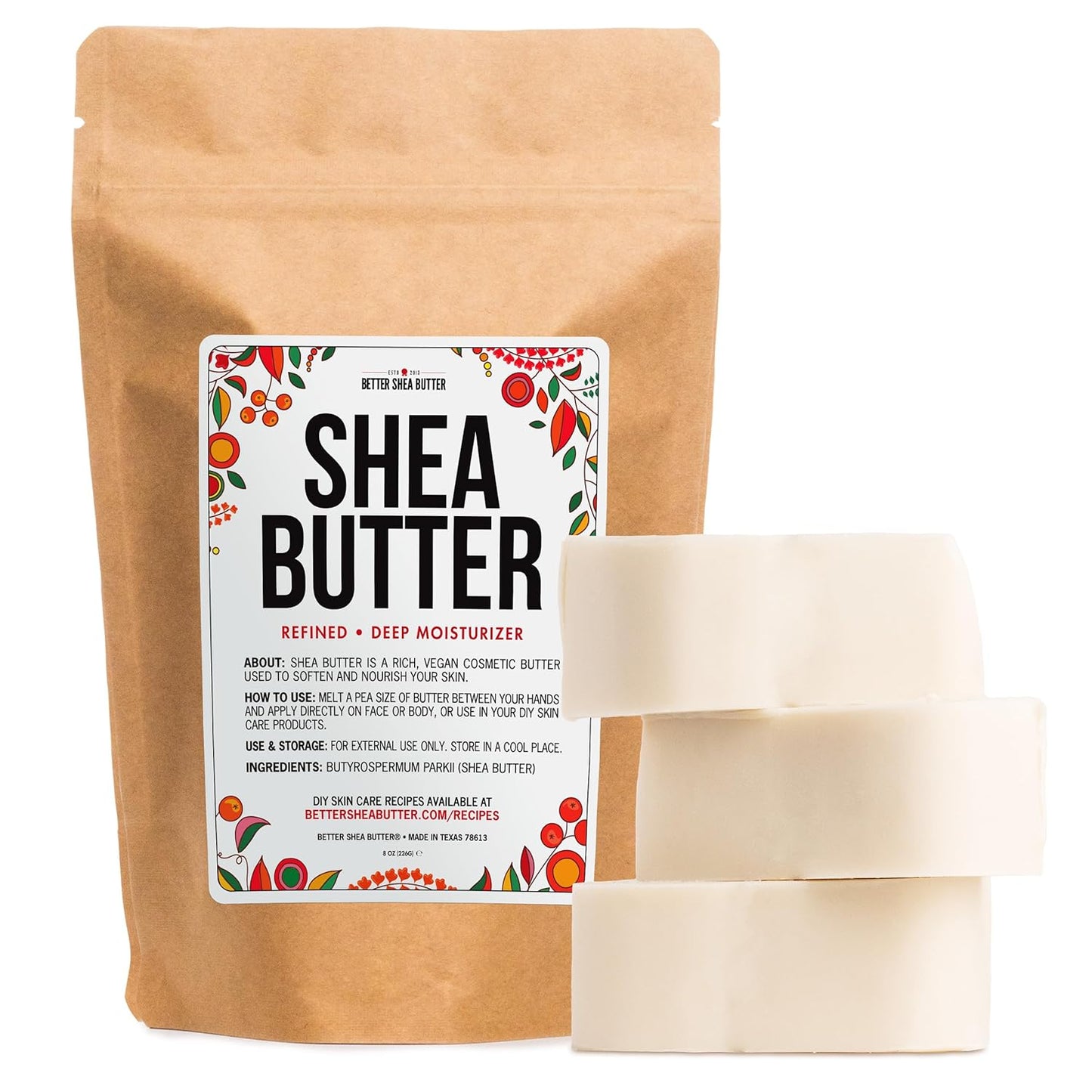 Better Shea Butter Refined Deep Moisturizer Bar, 226g / 8 oz.