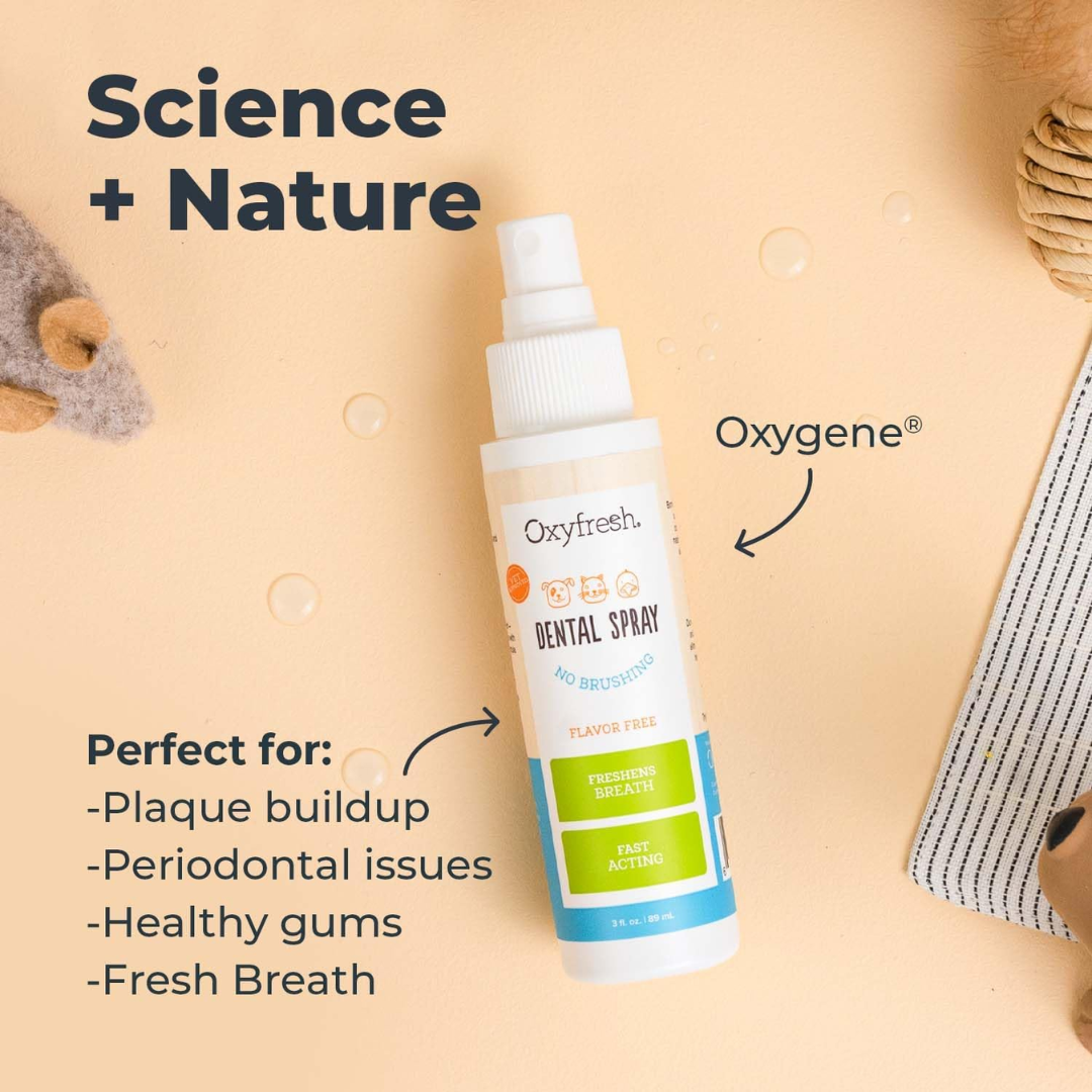 Oxyfresh Pet Dental Spray Flavor Free, 8 oz
