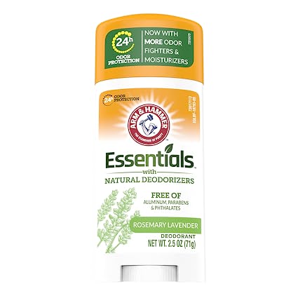 Arm & Hammer Essentials with Natural Deodorizers Deodorant Rosemary Lavender 2.5 Oz (71g)