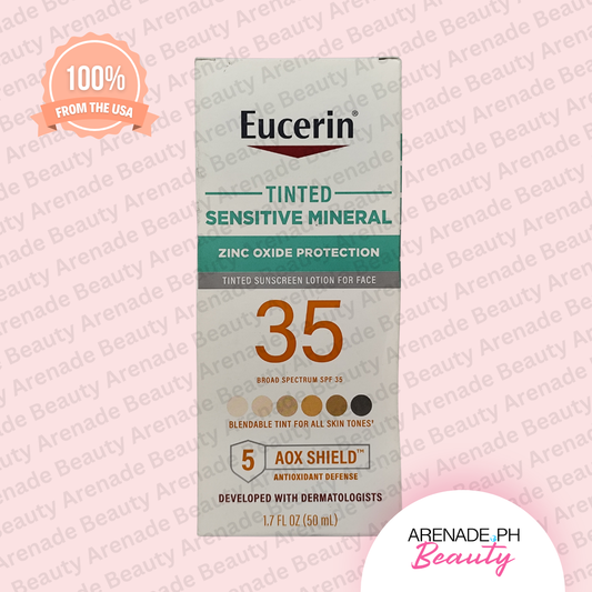 Eucerin Tinted Sensitive Mineral Sunscreen SPF 35, 1.7 fl. oz. / 50 ml