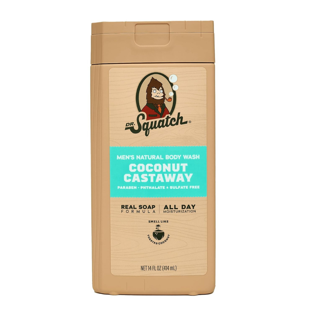 Dr. Squatch Men's Natural Body Wash (14 oz / 414 ml)