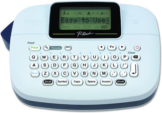 Brother P-Touch, PTM95, Handy Label Maker, 9 Type Styles & 8 Deco Mode Patterns