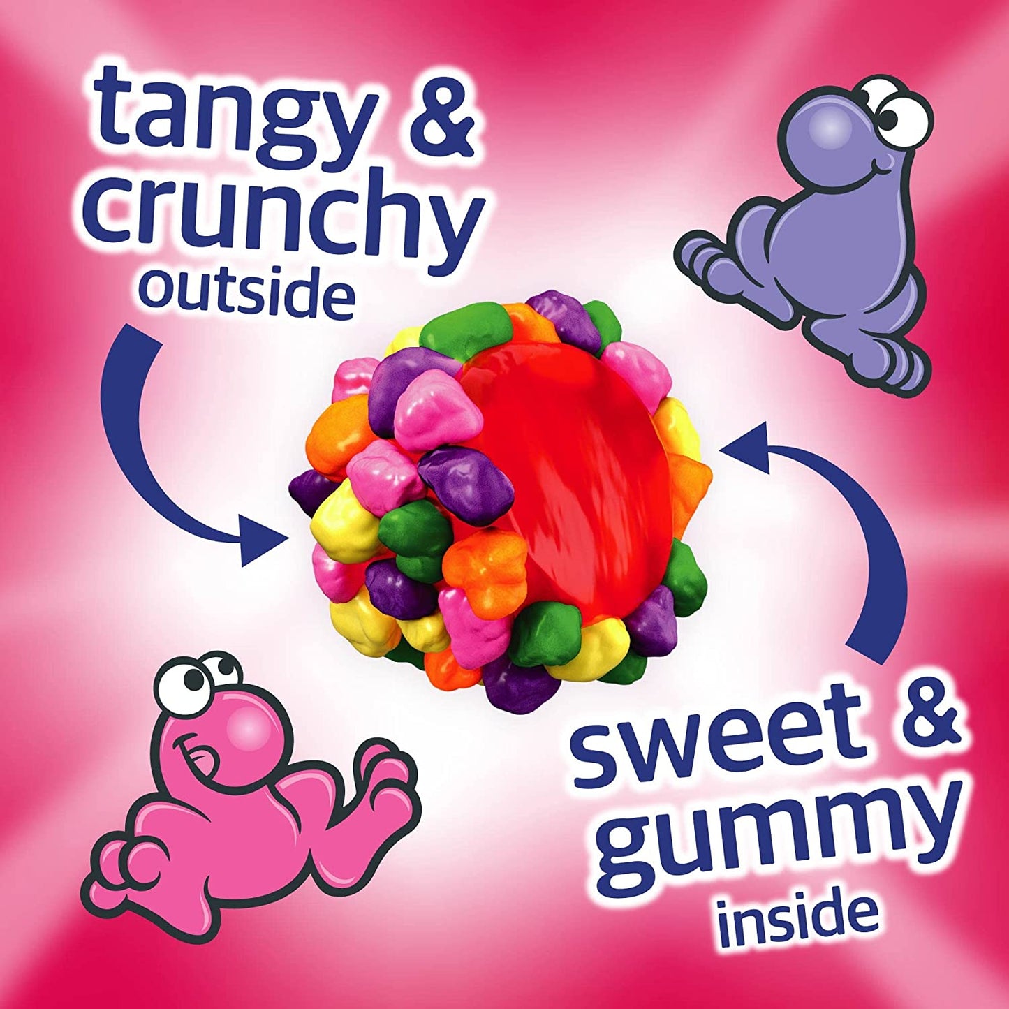 Nerds Gummy Clusters Candy Recloseable 8 Ounce Bag