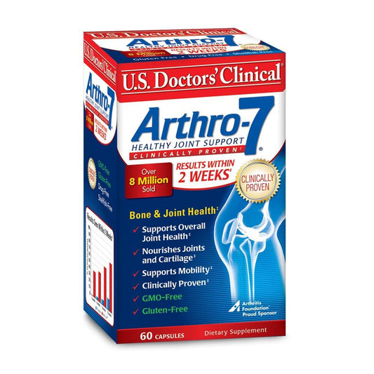 U.S. Doctors Clinical Arthro-7 Healthy Joint Supplement, Original (60 Veggie Capsules)