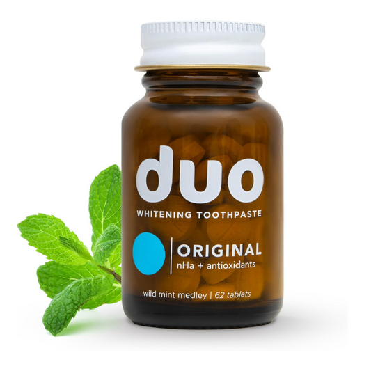 DUO Whitening Toothpaste Original nHa + Antioxidants Wild Mint Medley 62 Tablets
