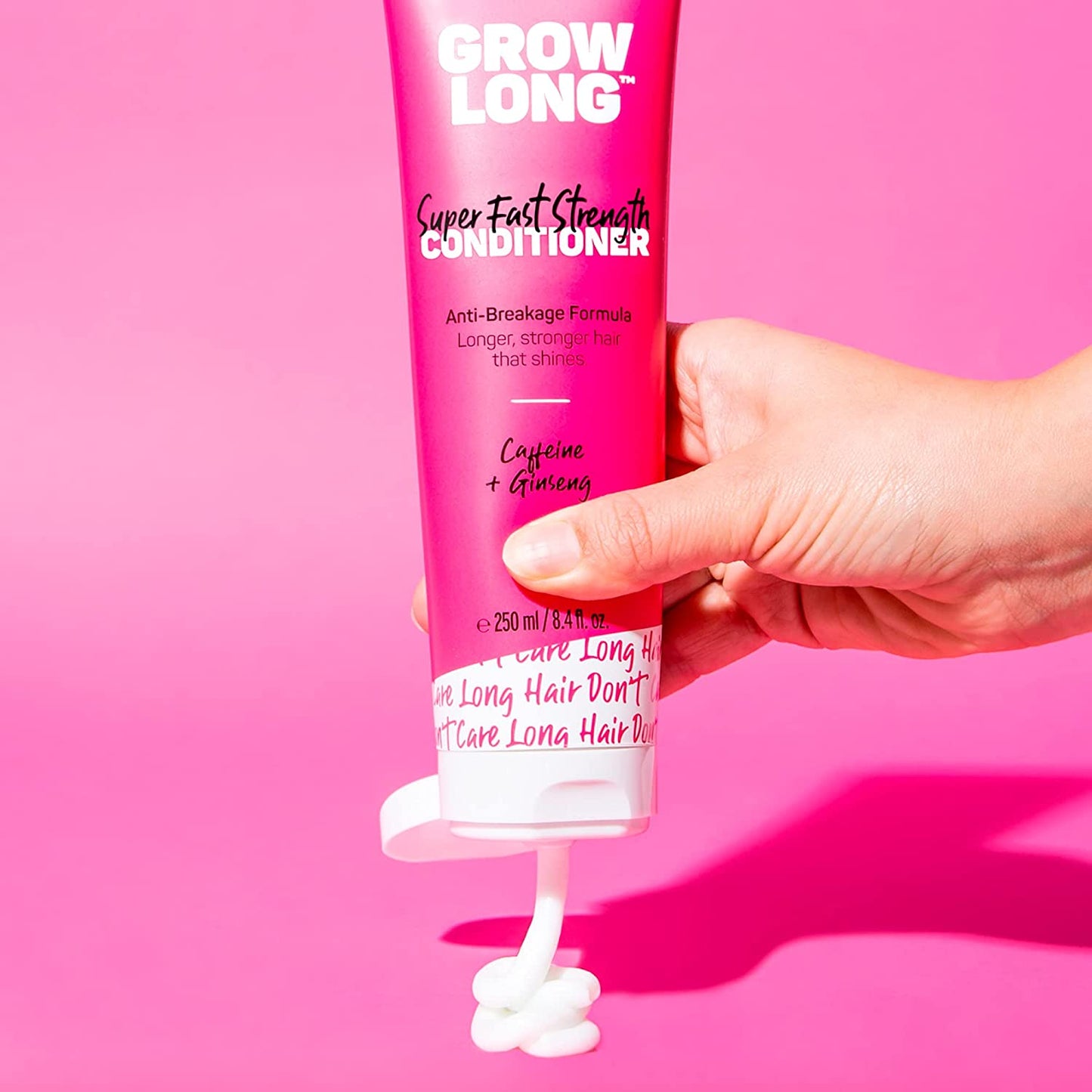 Marc Anthony Grow Long Super Fast Strength Conditioner Anti-Breakage Formula with Caffeine + Ginseng, 8.4 fl.oz / 250ml