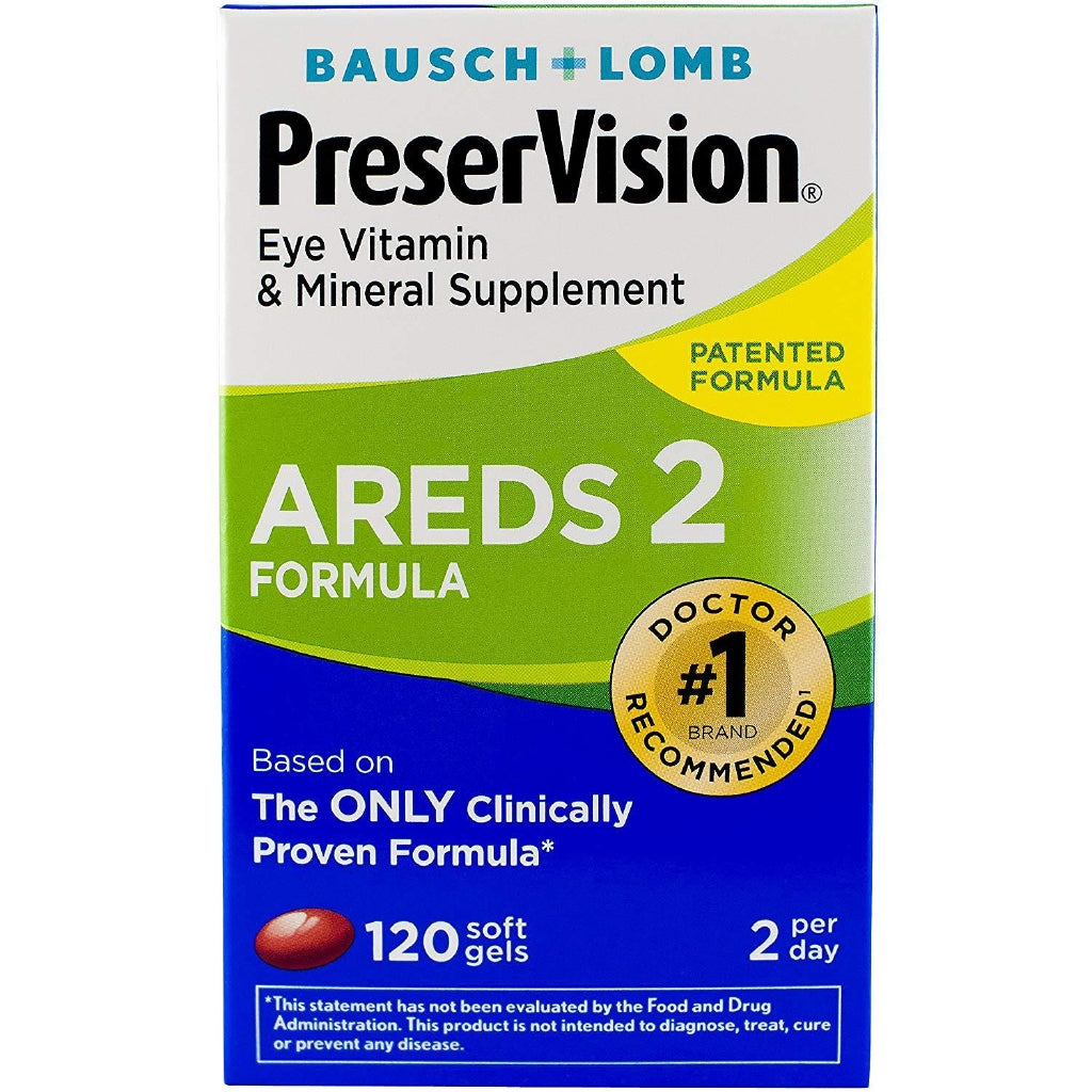 PreserVision AREDS2 Vitamin & Mineral Supplement 120SoftGels