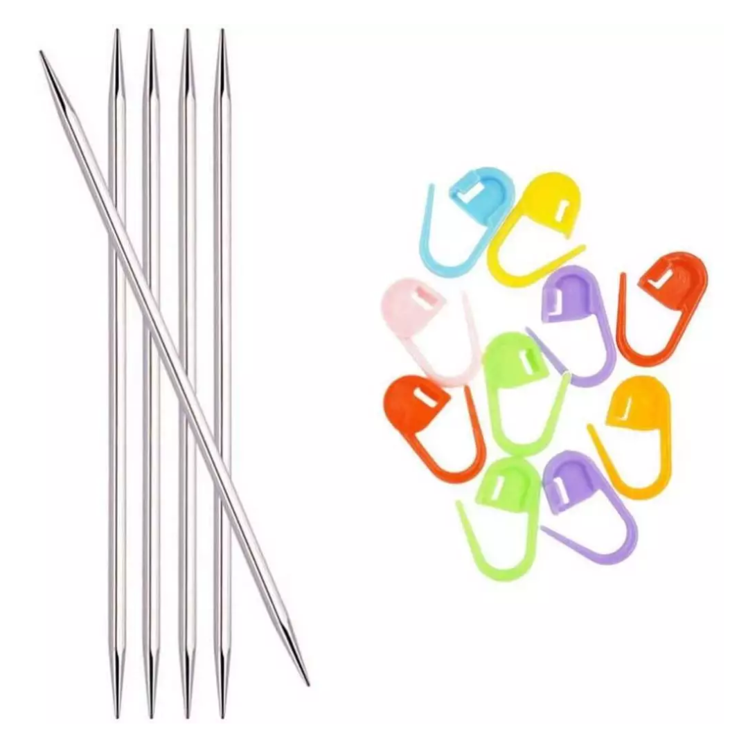 KnitPro Nova Cubics Double Point Needles, 12.5 cm