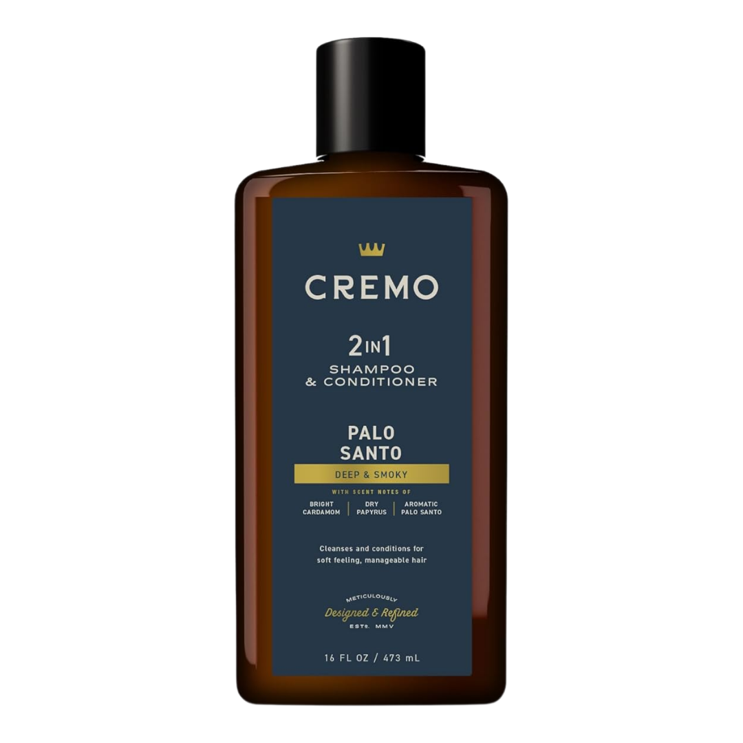 Cremo 2in1 Shampoo & Conditioner Palo Santo Deep & Smoky, 16 oz / 473 ml
