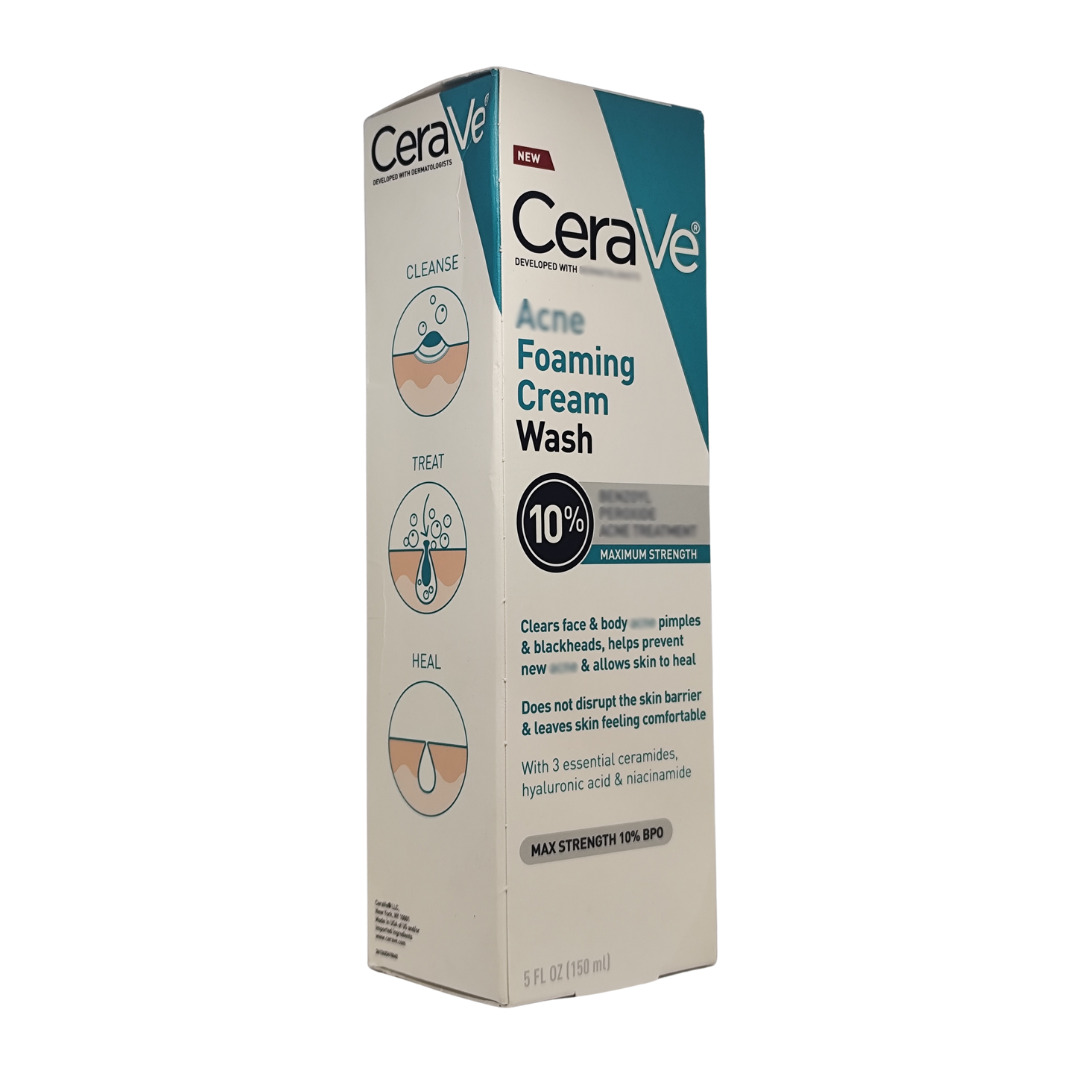Cerave Foaming Cream Wash Maximum Strength, 5 fl. oz. / 150 ml