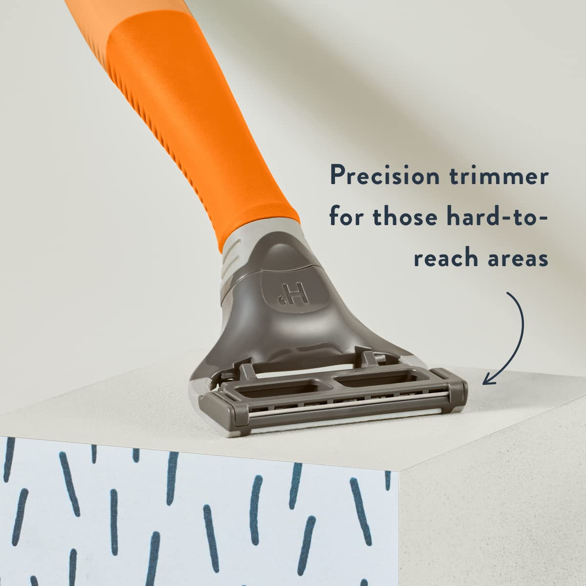 Harry's Razor Set With Blade Refills, Travel Blade Cover, 2 oz / 57g (60mL) Shave Gel (Orange)