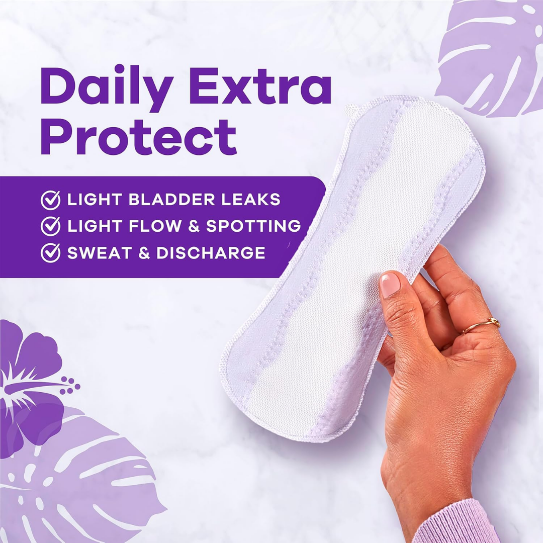 Always Xtra Protection Anti-Bunch Unscented Liners Long, 54 Count
