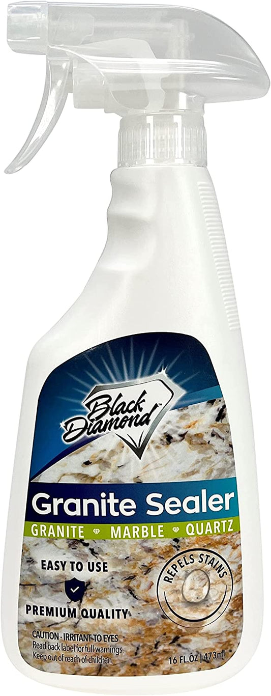 Black Diamond Granite Sealer Repels Stains - 473ml / 16 fl oz