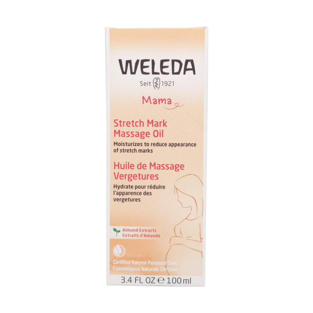 Weleda Mama Stretch Mark Massage Oil with Almond Extract - 100ml / 3.4 fl oz
