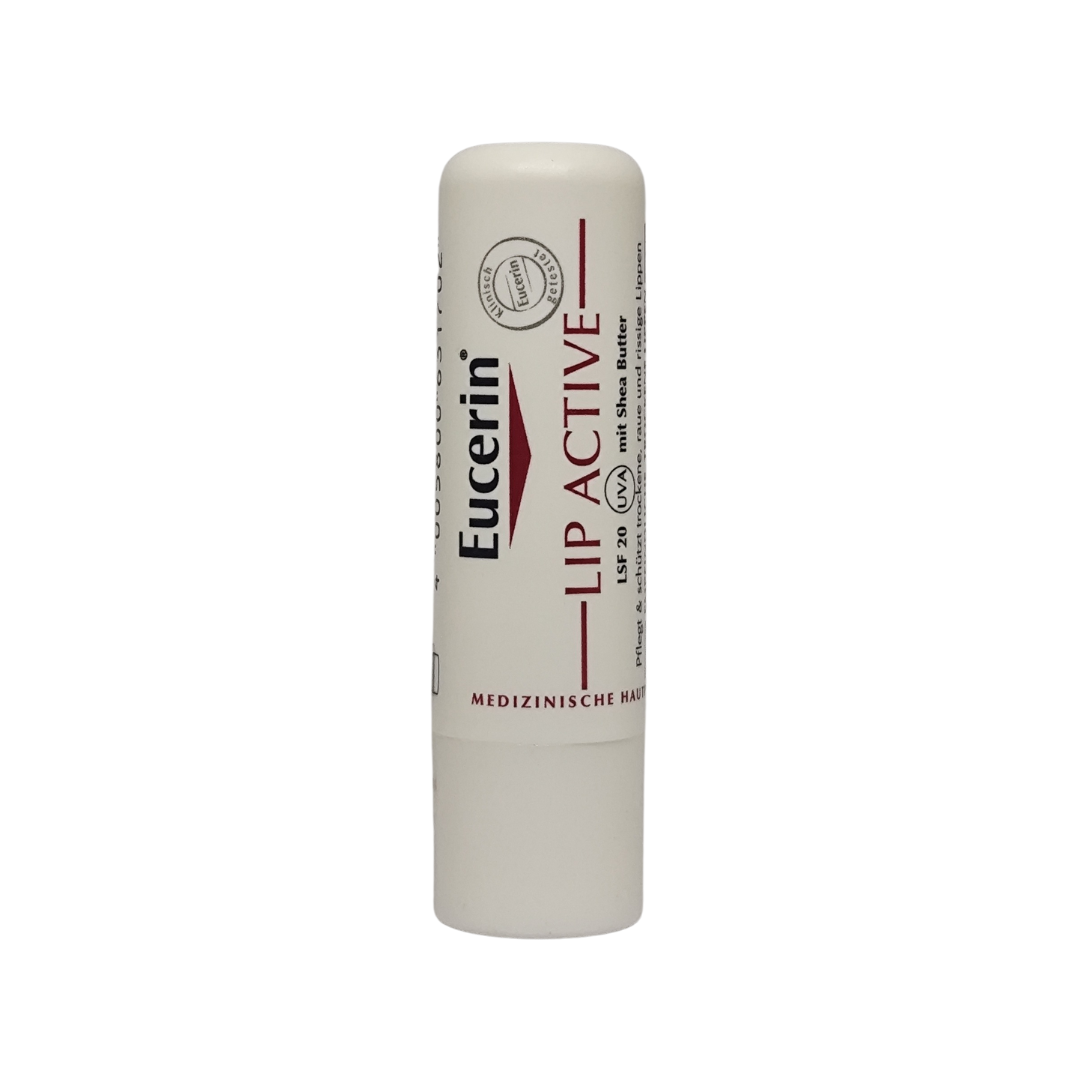 Eucerin Lip Active Balm with Shea Butter, 4.8 g