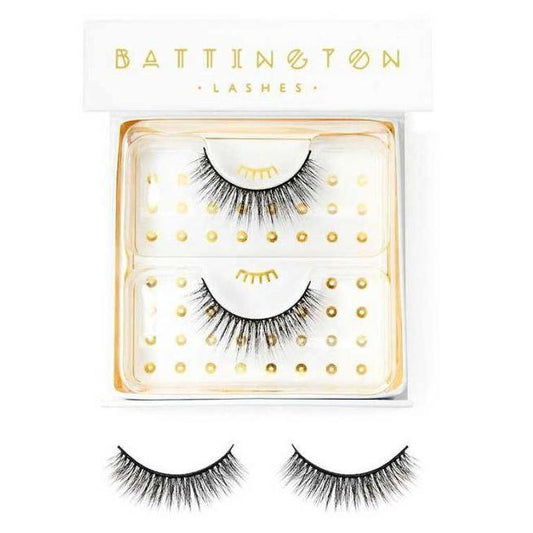 Battington Lashes, Monroe 3D Silk Lashes