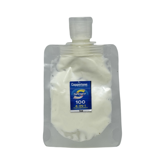 Trial Size Coppertone Sunscreen Lotion Sport 4-in-1 Performance SPF 100, 1 oz