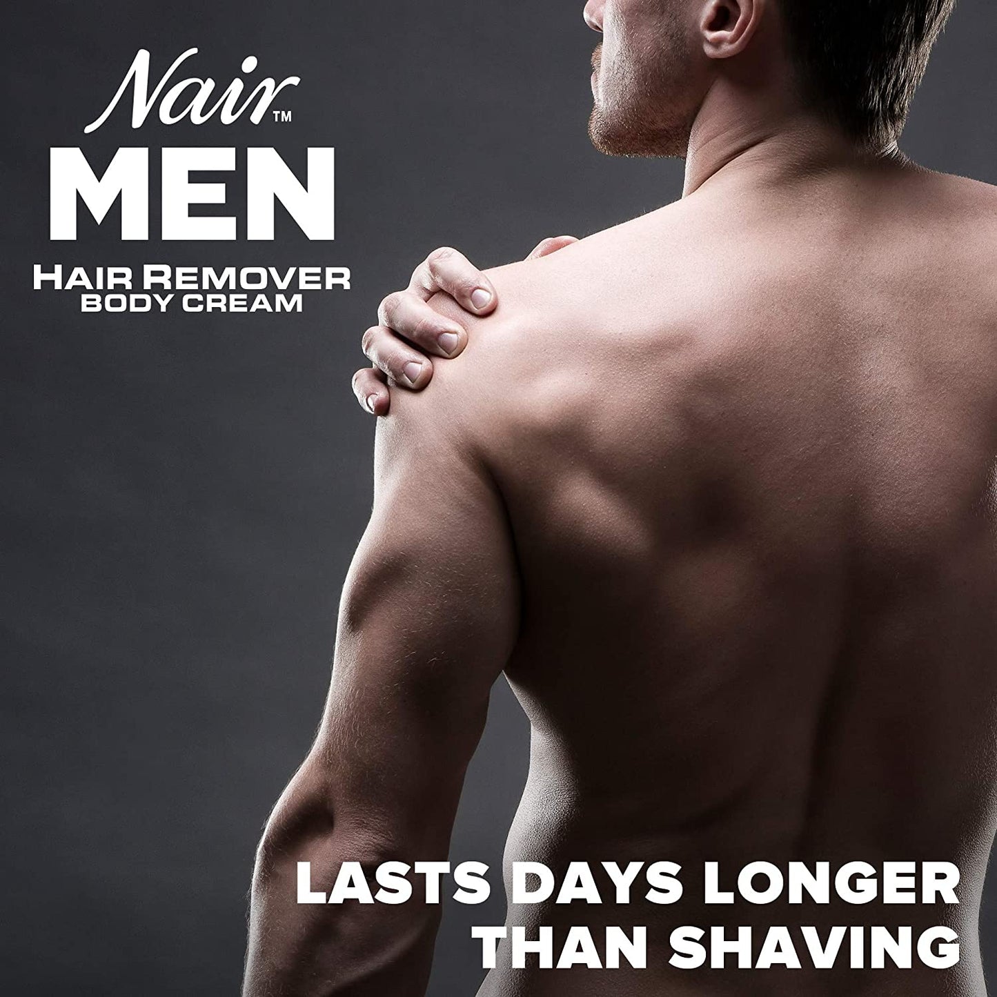 Nair Men Hair Remover Body Cream Quick & Easy Clean Looking Smooth Skin - 368g