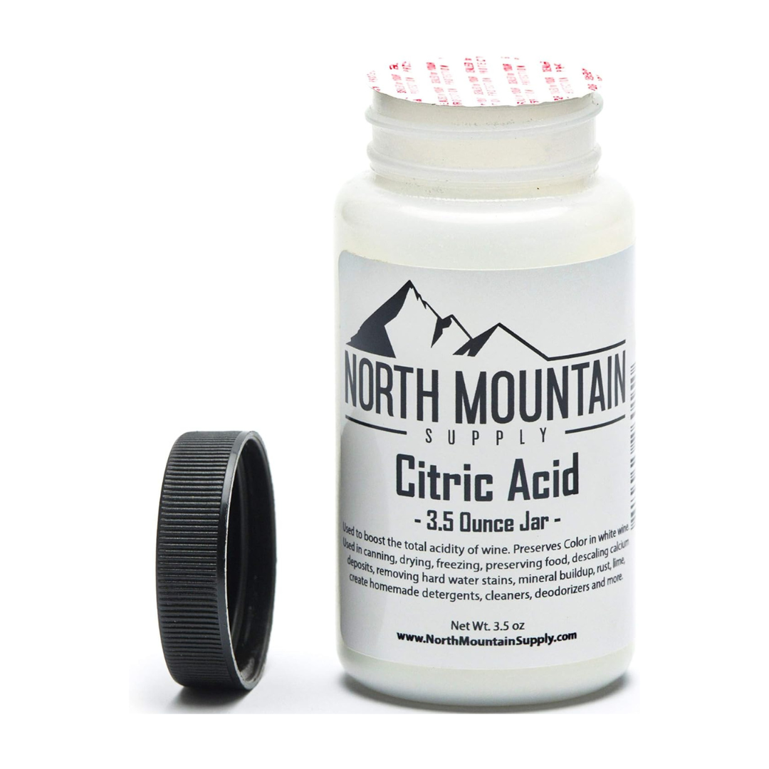 North Mountain Supply Citric Acid 3.5 Ounce Jar