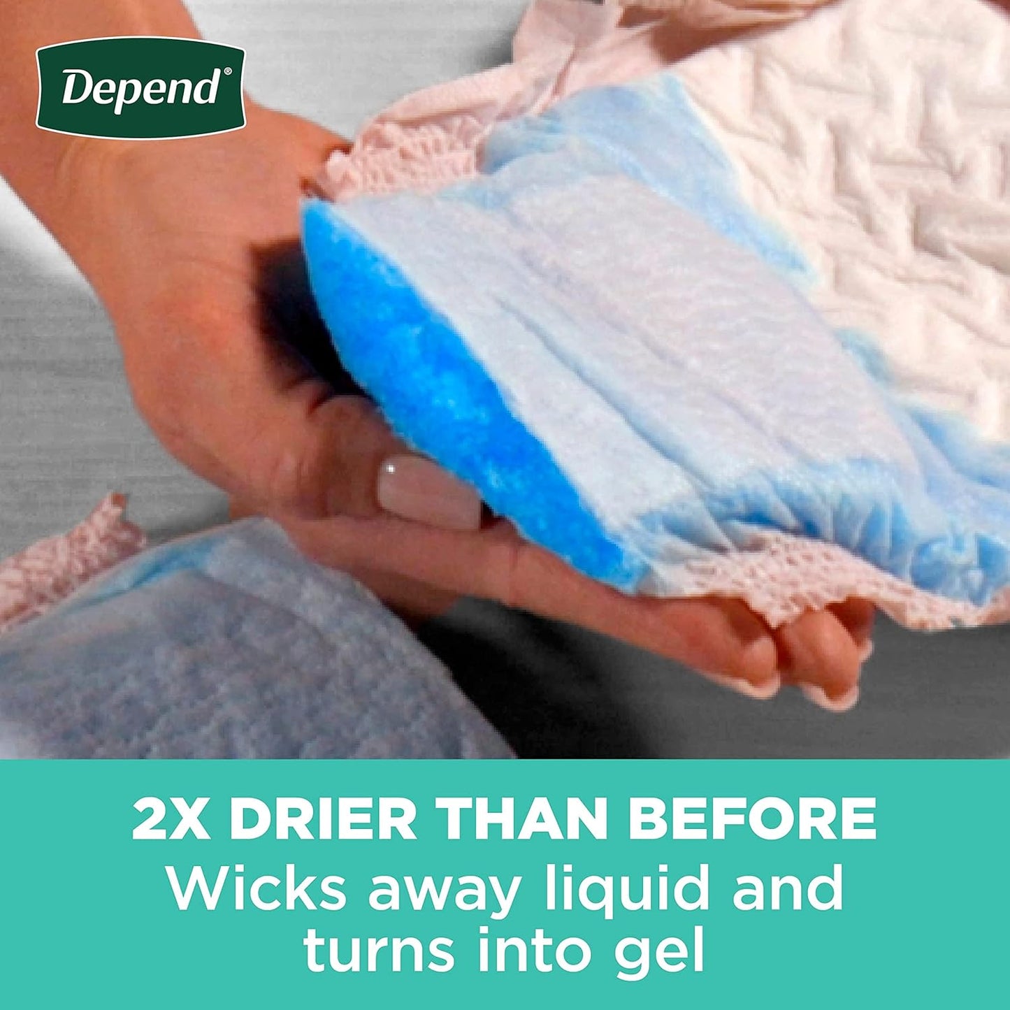 Depend Fresh Protection Adult Underwear For Women Maximum Absorbency Medium, 38 Pieces