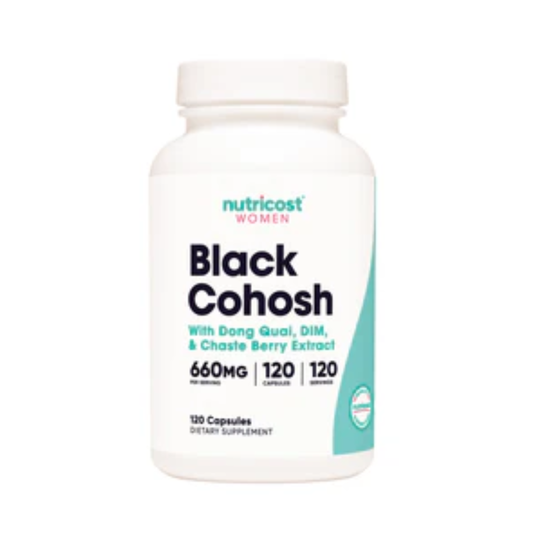 Nutricost Women Black Cohosh with Dong Quai, DIM & Chaste Berry Extract 660 MG Supplement 120 Capsules