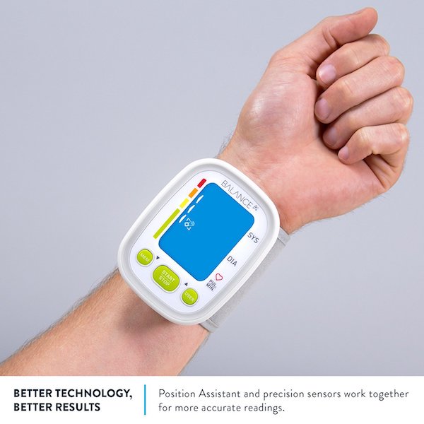 Greater Goods Wrist Blood Pressure Monitor One Size Fits All (13.5cm - 21.5cm) 1 Monitor and Bag (0607)