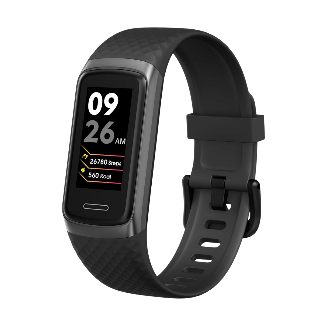 Octandra VeryFit Fitness Tracker Smart Watch (ID155) (Black)