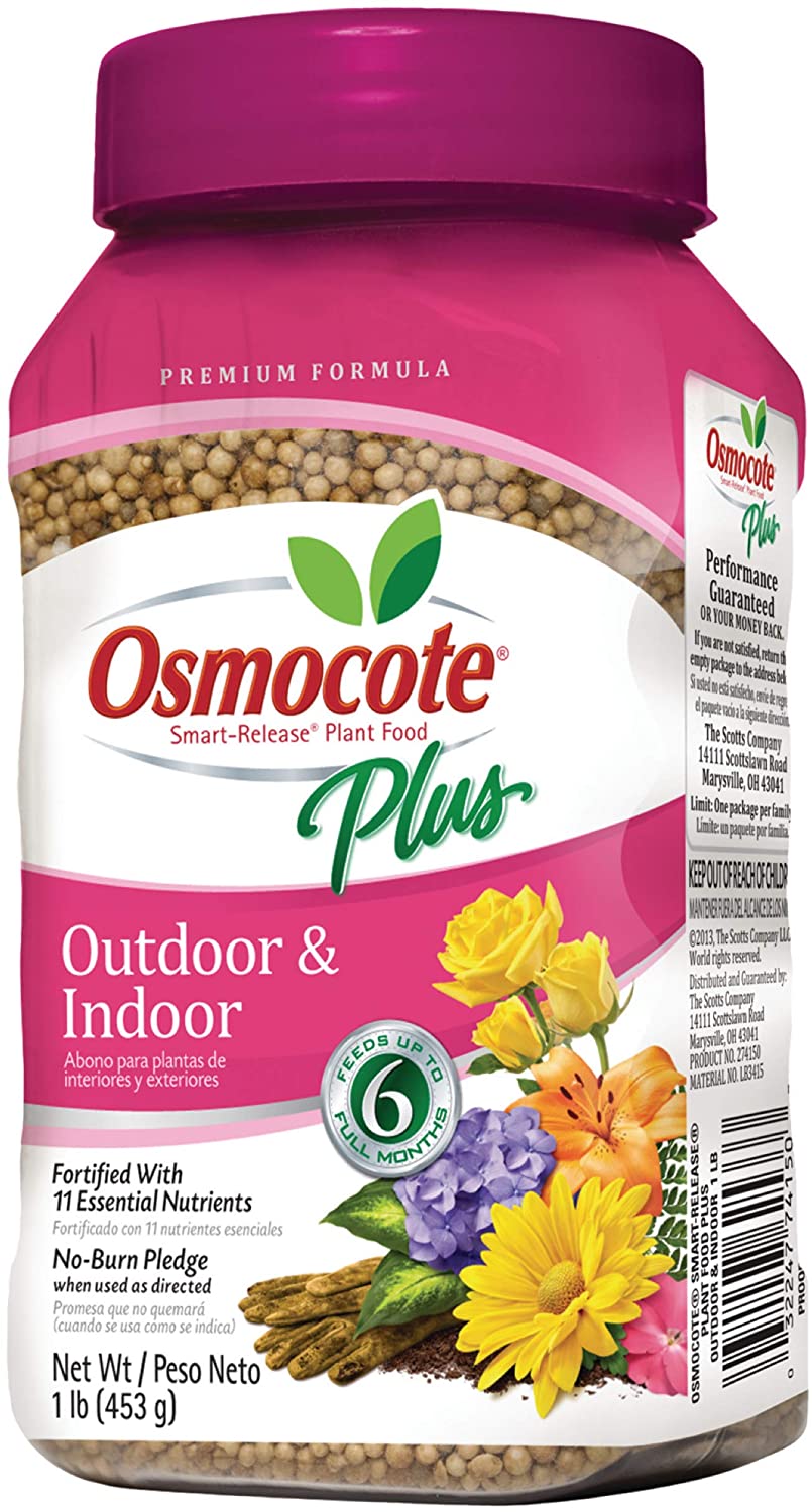 Osmocote 274150 Smart-Release Plant Food Plus Outdoor & Indoor, 1 LB