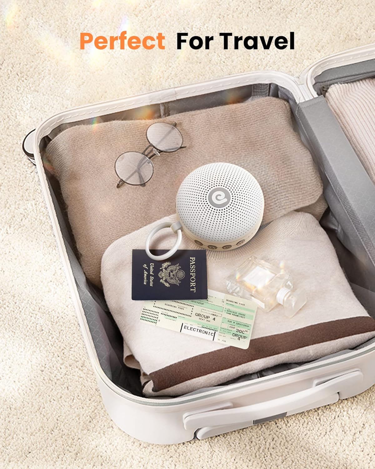 Dreamegg Portable Sound Machine (Classic White)